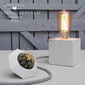 Marko Lovenjak for Indutrial Republic: Concrete Lamp "The Cube"